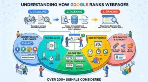 Ranking a Webpage on Google image